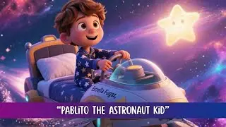 Pablito The Astronaut Kid | A Dreamy Bedtime Story for Kids 🚀🌙
