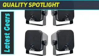 Herdio 4 Inch Marine Speakers Boat Waterproof 240W - Best Outdoor Audio Solution for Any