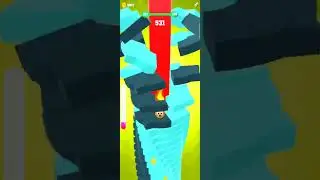 Drop Stack Ball Game Level 262 - short video - More Gaming
