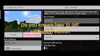 How To Get Education Edition in Minecraft #shorts