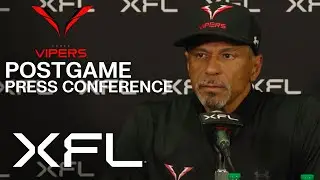 XFL: Vegas Vipers Postgame Press Conference - Week 6