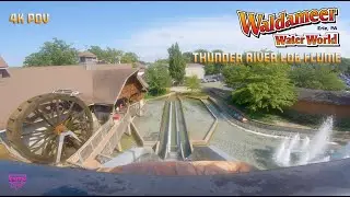 Thunder River Log Flume Front Row POV Waldameer