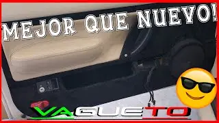 Restauraci&oacute;n final panel Beetle 2006 | Alc&aacute;ntara + agarradera met&aacute;lica