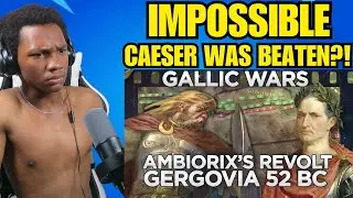 british caribbean guy react to Caesar Gergovia 52 BC - Caesar's First Defeat caeser in gaul reaction
