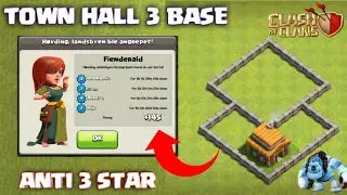 BEST TOWN HALL 3 BASE [ 2020 ]  | CLASH OF CLANS