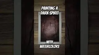 Painting Expressively with Watercolors #art #shorts #landscape