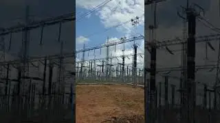 Electrical Test 500kV System. #shorts