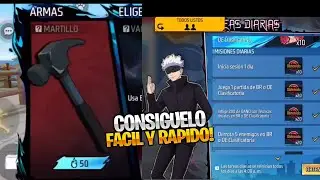 50 KILLS con MARTILLO 🔥 M&eacute;todo R&Aacute;PIDO para Conseguir a ITADORI | Free Fire x Jujutsu Kaisen