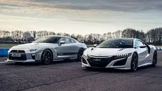 Honda NSX vs Litchfield GT-R | Drag Races | Top Gear