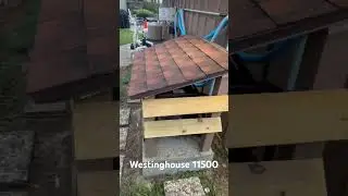 Westinghouse 11500 Generator Shack with shingled roof