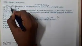 GATE CSE 2014 SET 2 || Computer Networks || GATE Insights Version: CSE