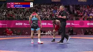 1/2 GR - 67 kg: M. FIRAT (TUR) v. H. JAFAROV (AZE)