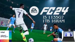 2024 NoteBook Ultra I5 1135G7 EA SPORTS FC 24, 16GB 1TB intel xe iris 80ue