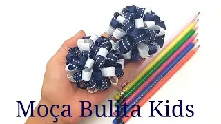 Pompom de fita n°2 para iniciantes. ideal para fazer kit Volta As Aulas Janaína Gonçalves