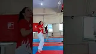 Beautiful Kicking Skills From Black Belt Taekwondo Girl ! #tkdgirl #martialartist #blackbelt #kick