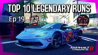 Asphalt 8 TOP 10 LEGENDARY RUNS OF THE MONTH Episode #19 @Taskeen Haider ❌ Super G Black @AsphaltGames