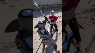 Spike and Axe Combo Perfection - Poleaxe Knight | Heavy Handed Half Sword Medieval Brave Stand Duel
