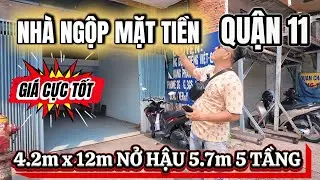 🔥QUẬN 11 NHÀ GÓC 2 MẶT TIỀN BTCT 5 TẦNG, LỀ ĐƯỜNG 5M ĐƯỜNG HỒNG BÀNG CHỈ NHỈNH 12 TỶ #nhaphosaigon 
