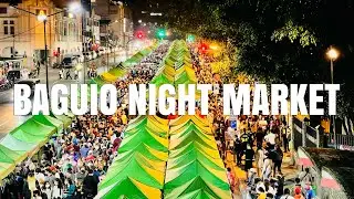 [4K] Walking in BAGUIO BIGGEST NIGHT MARKET!