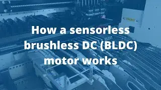 How a sensorless brushless DC (BLDC) motor works