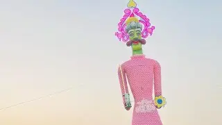 World&rsquo;s tallest Ravan 2022 at Barara Ambala | 125 feet | #barara #dussehra #worldstallestravan