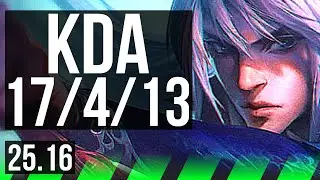TALON vs XIN ZHAO (JGL) | Legendary, 17/4/13 | KR Master | 25.16