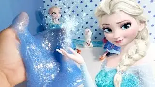 COMO FAZER GELECA AMOEBA COM GLITTER DO FROZEN