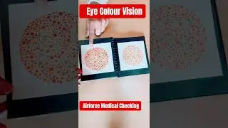 Airforce Medical Eye Colour Vision Kese check Medical Problem Eye sight Airforce Colour Vision Check