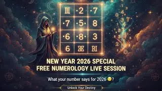 New Year 2026 Special🔢FREE Numerology Live Session| What Your Number Says for 2026 #numerology #2026