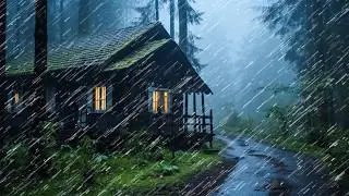 Relax, Breathe Deeply and Fall Asleep to Sounds Rain &ndash; Heavy Rain on Roof & Thunder