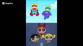 Funshine Bear X Good Luck Bear Superheroes Costumes Makes Blossom Bubbles And Buttercup Gets Angry 