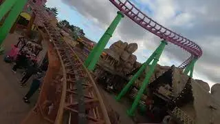 The Rhombus Rocket Onride Pov Front Row in 4k at Fantasy Island March 24