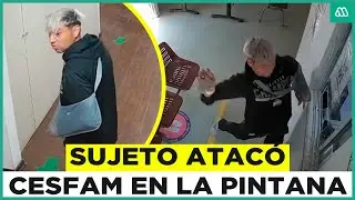 Violento sujeto apedre&oacute; Cesfam en La Pintana tras no recibir atenci&oacute;n: Fue detenido por Carabineros