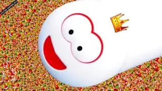 Cacing putih yang rakus menjadi peringkat 1 Dunia //WORMS ZONE BEST GAME PLAY PART 105