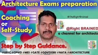 Coaching Vs Self Study in Architecture Exams. A Myth