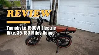 Review Tamobyke 1500W Electric Motorcycle-Style Bike 2025