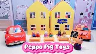 3 Minutes Satisfying with Unboxing & Review Peppa Pig Classroom Toys | ASMR Videos