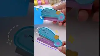 DIY cute stapler #shots #diy #craft #miniature #miniaturecrafts #love #youtubeshorts