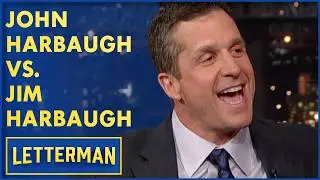 John Harbaugh's Super Bowl Rant | David Letterman