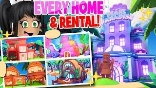 *TOURING* EVERY HOME & RENTAL in OVERLOOK BAY (roblox) Arcadia Isle UPDATE