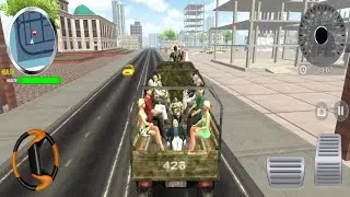 US Army Vehicle Transporter Truck: Military game - Cargo Army Helicopter - Android Gameplay