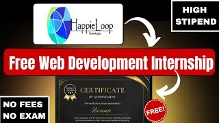 Web development internship 🔥 | Get internship certificate 📃