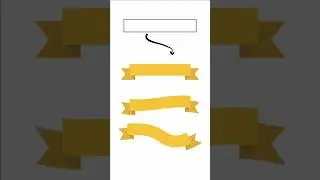 From Flat to Fantastic: Ribbon Design in Illustrator! #adobeillustrator #designtips #adobedesign #AI