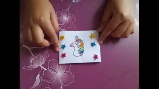 how to make unicorn paper wallet 🦄
