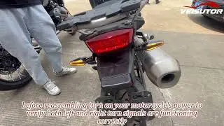 Installation of Rear LED Turn Signal Indicator Light for BMW F750GS F850GS