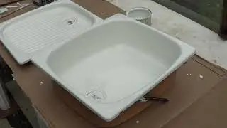 Can You Paint An Old NarrowBoat Sink & Drainer?