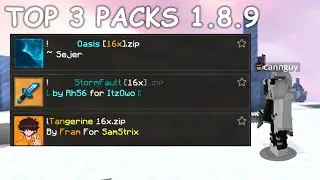 TOP 3 Pack 16x Bedwars/PvP texture Packs-Boost FPS(1.8.9)