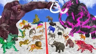 Incredible Animals Race vs Dinosaurs vs Prehistoric Mammals Speed Race Run: Who Will Win? ARBS #2026