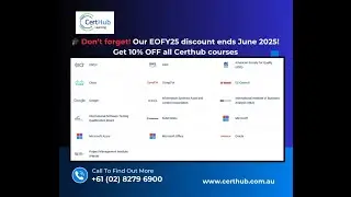 EOFY IT Certification Discounts - Tax Time - SAP, IT, Cybersec and Project Management Certifications