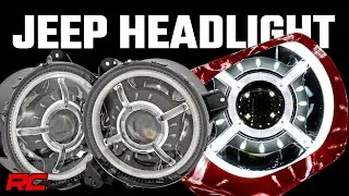 Jeep Wrangler JL & Gladiator JT Halo Headlights